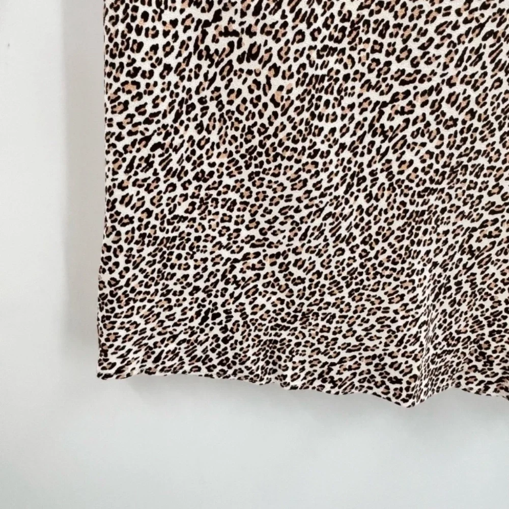 Jenni Kayne Brown Leopard Print Midi Skirt - Picture 5 of 6